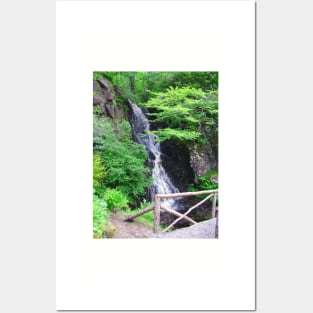 Waterfall at Dunvegan, Isle of Skye, Scotland Posters and Art